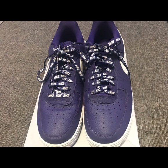 Nike Air Force 1 Low NBA Court purple Size 9.5 - Picture 1 of 5